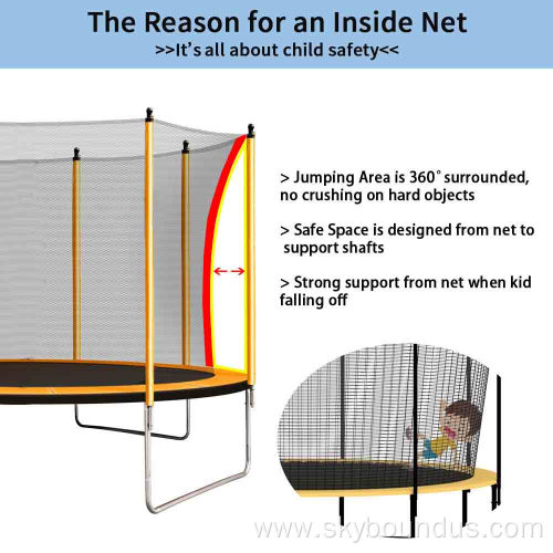 children outdoor trampolines with Basketball Hoop